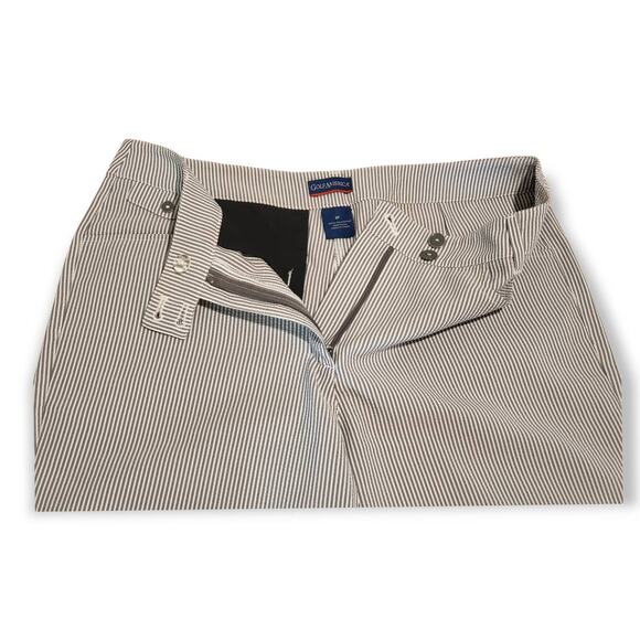 Golf America Womens Gray Striped Shorts - Size 6P - Picture 3 of 7